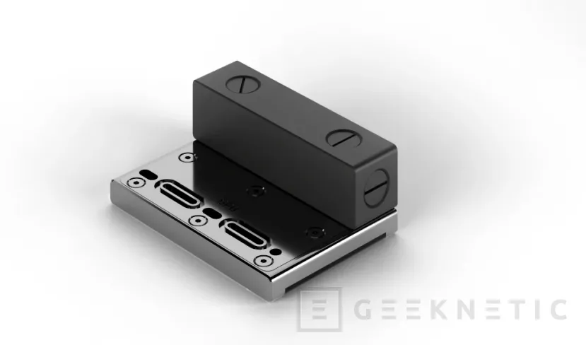 Geeknetic  El Alphacool Eisblock Aurora 180º permite redirigir los puertos de los bloques de RL de GPU de la marca 2