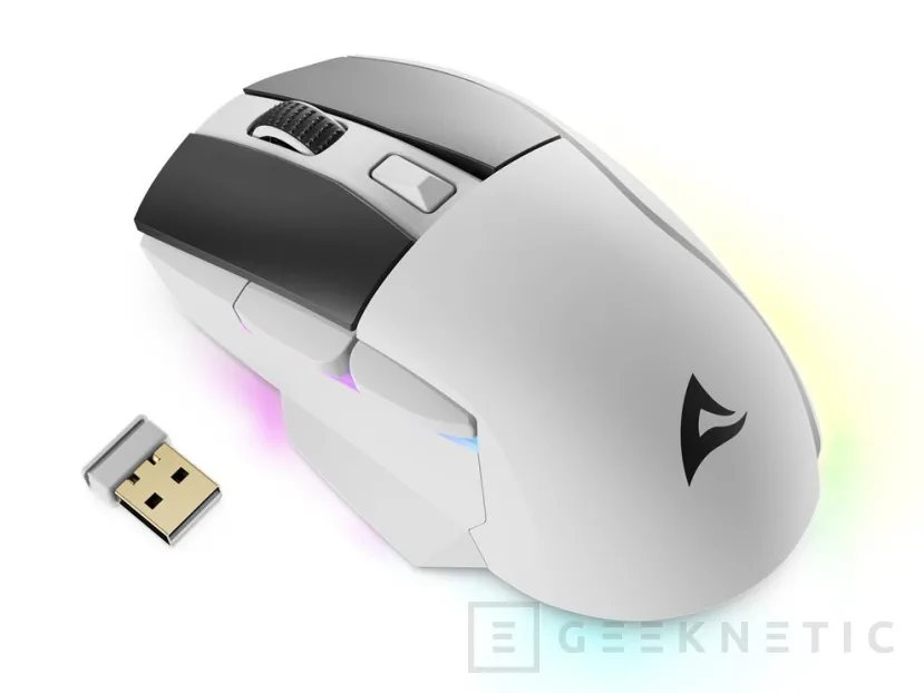 Geeknetic Nuevos ratones gaming Sharkoon SKILLER SGM50W con conectividad inalámbrica y 70 horas de autonomía 1
