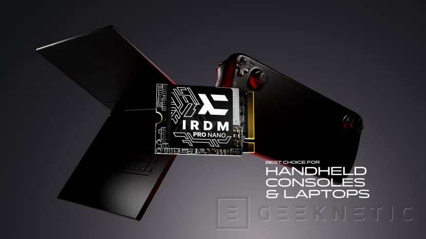 Geeknetic New IRDM NANO PRO SSD with up to 2 TB, 1200 TWB and with size M.2 2230 1