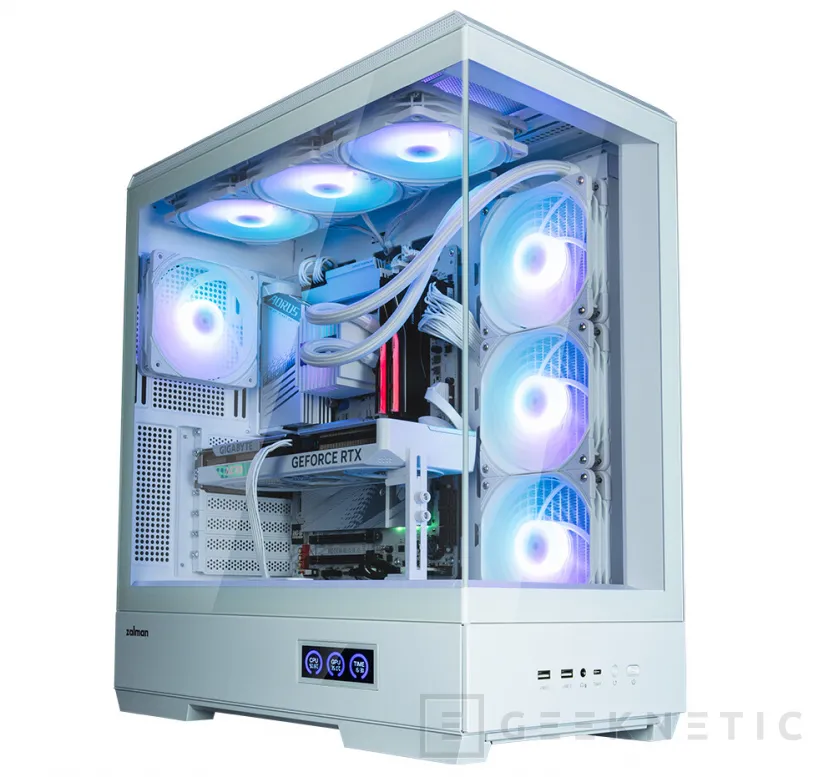 Geeknetic La caja Zalman P50 DS soporta componentes ASUS BTF y MSI Project Zero 1