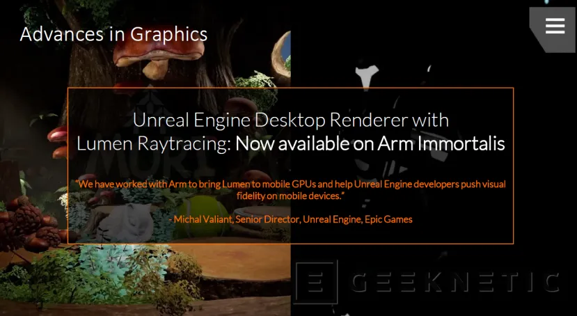 Geeknetic Las nuevas GPU ARM immortalis-G925 permitirán configuraciones de hasta 24 núcleos con Raytracing y gráficos de PC 5