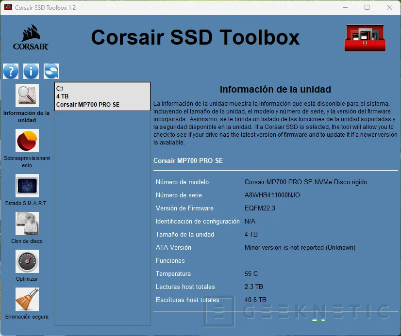 Geeknetic Corsair MP700 Pro SE 4TB Review 17
