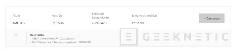 Geeknetic La versión 1.2.0.Ca de AGESA soluciona los problemas de la vulnerabilidad Zenbleed en los AMD Ryzen 4000 Series 1