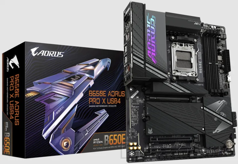 Geeknetic La Gigabyte  B650E AORUS PRO X USB4 ya es oficial con PCIe reforzado y conectividad USB-C de 40 Gbps 1