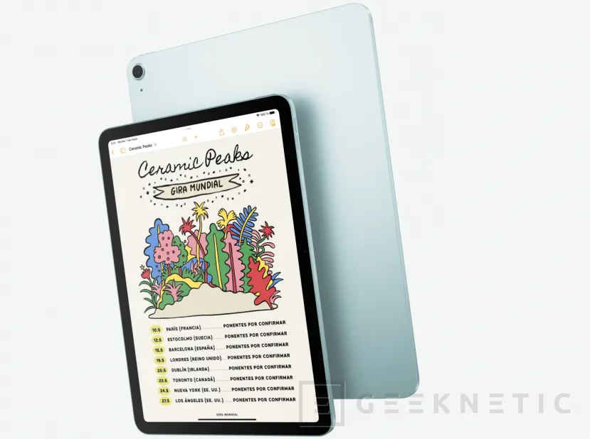 Geeknetic El Apple iPad Air se pone al día con tamaños de 11 y 13 pulgadas y el SoC M2 2