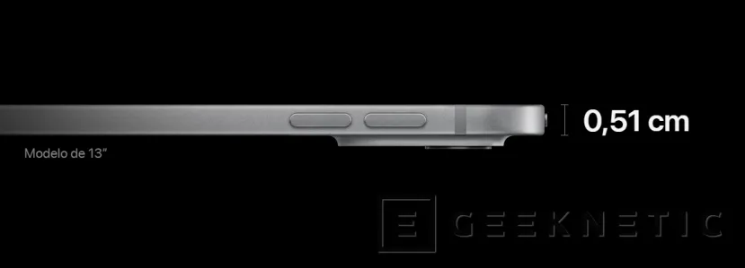 Geeknetic Apple estrena su SoC M4 en el nuevo iPad Pro con &quot;doble&quot; panel OLED 5