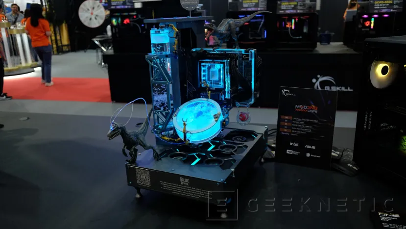 Geeknetic G.Skill at COMPUTEX 2024: DDR5 memories at 10,600 MT/s, RL AiO with interchangeable LCD head and keyboards with 8K polling 17