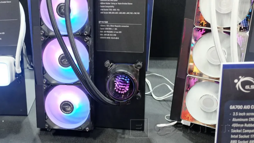 Geeknetic G.Skill at COMPUTEX 2024: DDR5 Memories at 10,600 MT/s, RL AiO with Interchangeable LCD Head and Keyboards with 8K Polling 7