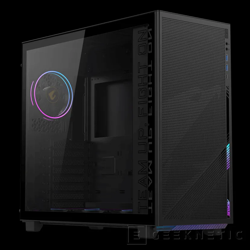 Geeknetic Gigabyte ha lanzado la caja AORUS C400 GLASS para gaming, sin diseño de vista panorámica 1