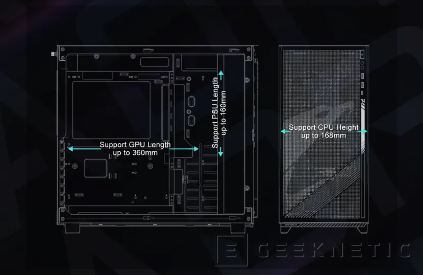 Geeknetic Gigabyte ha lanzado la caja AORUS C400 GLASS para gaming, sin diseño de vista panorámica 3