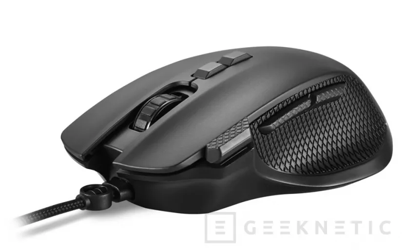 Geeknetic Nuevo ratón gaming Sharkoon SHARK Force 3 con sensor óptico de 12.800 DPI y ARGB por solo 14,99 euros 3