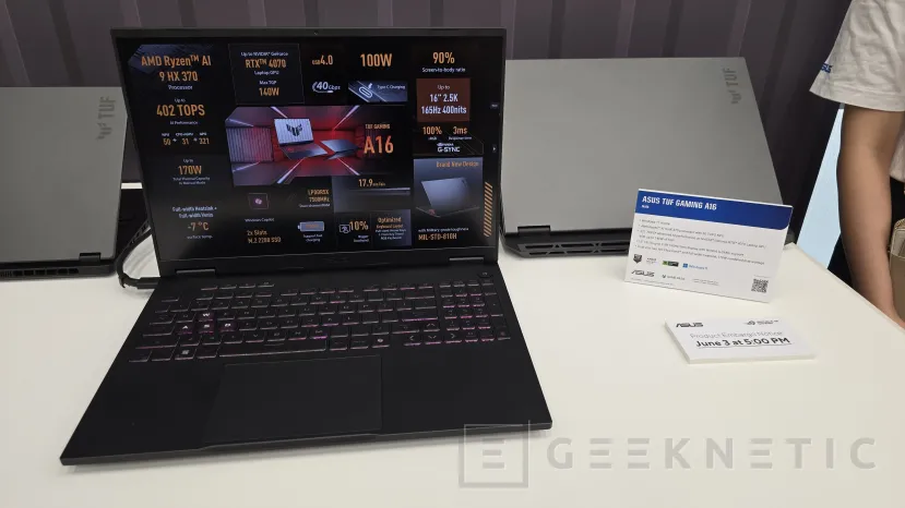 Geeknetic Los ASUS TUF Gaming se pasan a las 14 pulgadas e introducen los AMD Ryzen AI HX 370  5