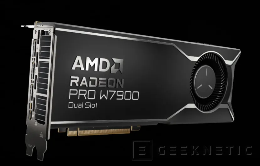 Geeknetic AMD adelgaza su Radeon PRO W7900 con un modelo de doble slot y misma potencia 1