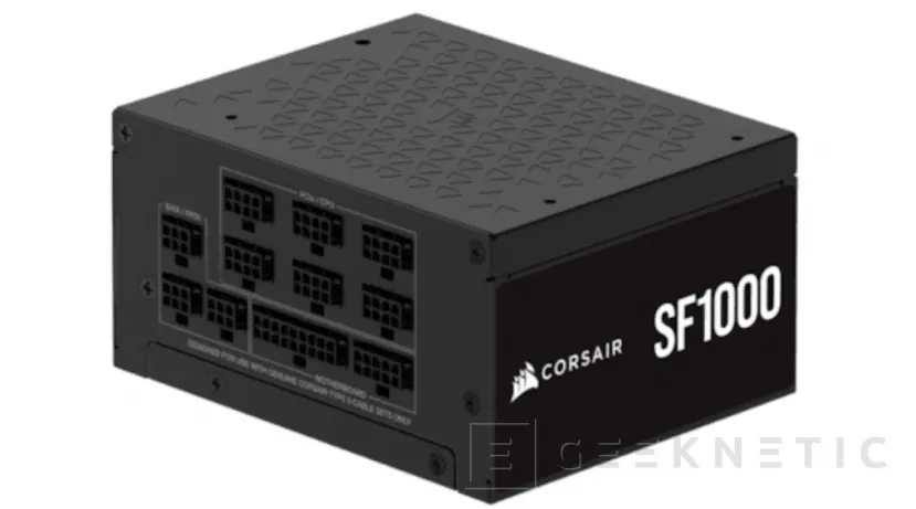 Geeknetic Nuevas fuentes Corsair SF1000 en formato SFX con eficiencia 80 PLUS Platinum y ATX 3.1 1