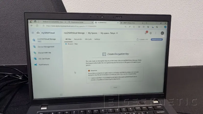 Geeknetic MyQNAPCloud Personal añade cifrado previo a la subida de datos a la nube 2