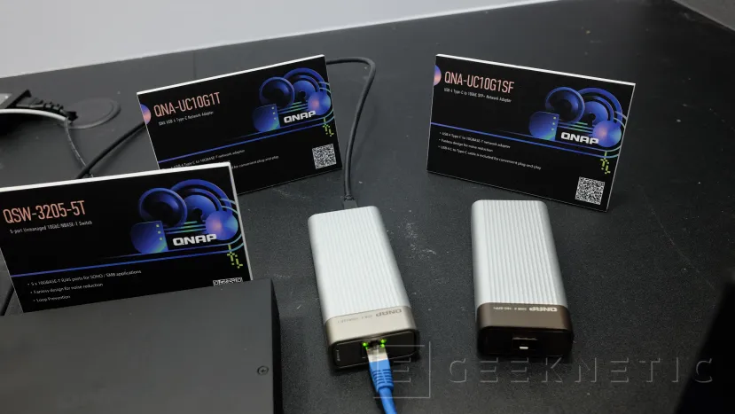 Geeknetic Up to 25 Gbps on QNAP's new QNA USB 4 Ethernet external cards 1