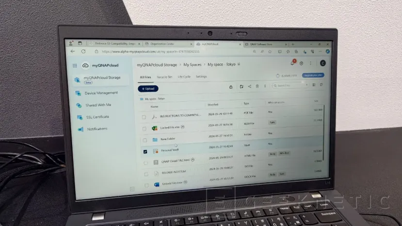 Geeknetic MyQNAPCloud Personal añade cifrado previo a la subida de datos a la nube 1