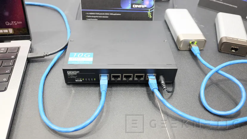 Geeknetic Cinco puertos de 10 GbE en el nuevo Switch compacto QNAP QSW-3205-5T 1