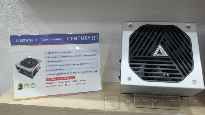 Geeknetic Nuevas fuentes de alimentación MONTECH con hasta 1.200 W y 80 PLUS Titanium 3