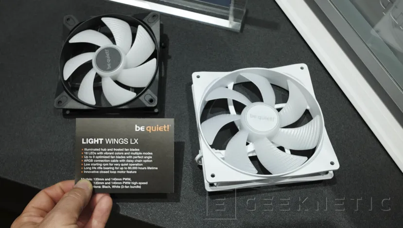 Geeknetic Nuevas RL AiO be quiet! Light Loop con ventiladores Light Wings LX con RGB en las aspas 3