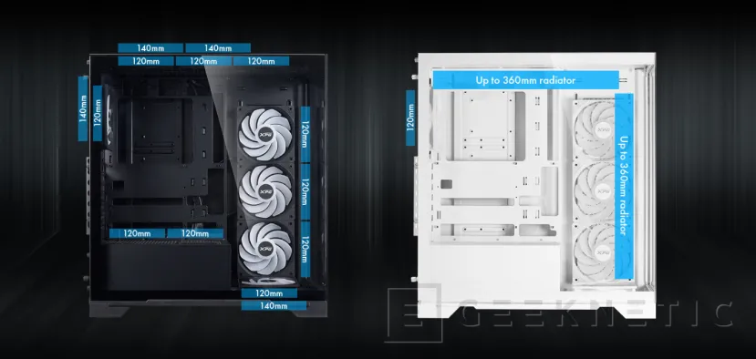 Geeknetic ADATA actualiza su torre panorámica Invader X con soporte para el sistema de gestión de cables BTF de ASUS  2