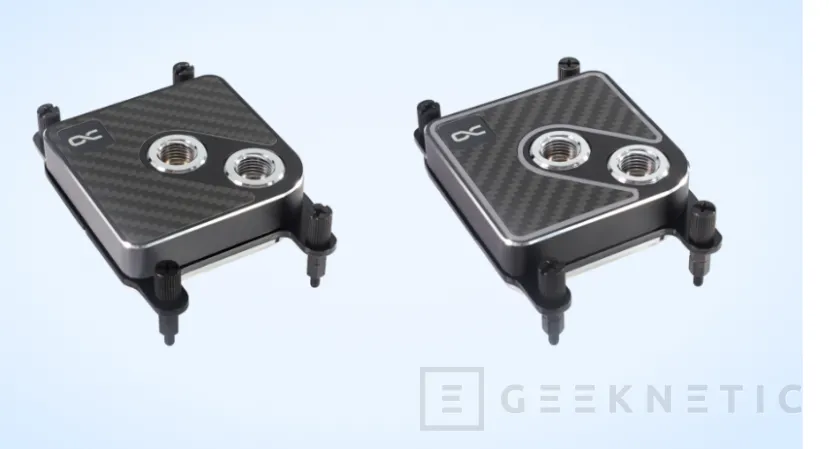 Geeknetic Nuevos bloques de RL Alphacool Core 1 Carbon con fibra de carbono y ARGB 1