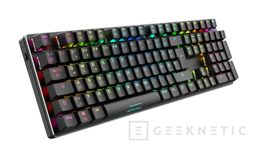 Geeknetic Sharkoon launches its SKILLER SGK36 wireless mechanical keyboard with Huano Red switches 1