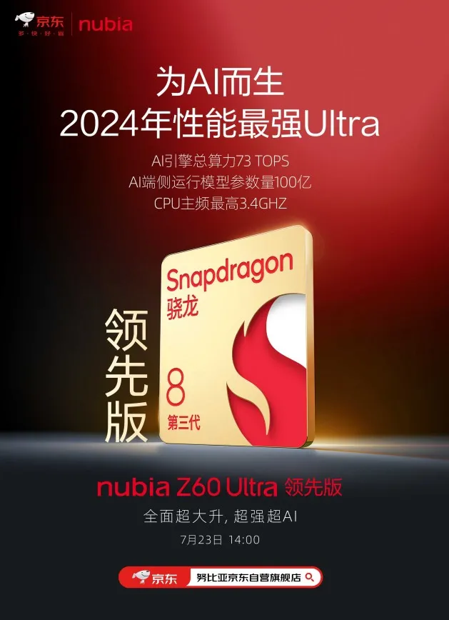 Geeknetic ZTE lanzará una versión de su Nubia Z60 Ultra con 100 MHz de velocidad extra en el Snapdragon 8 Gen 3 1