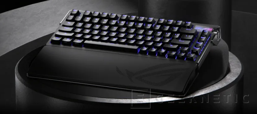 Geeknetic Carbon fiber and triple connectivity in the ASUS ROG Azoth Extreme 1 mechanical keyboard