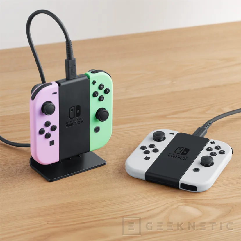 Geeknetic Nintendo launches a charging stand for the JoyCon more than 7 years after the launch of the Nintendo Switch 1