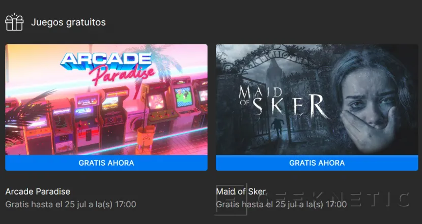 Geeknetic Epic Games regala esta semana Arcade Paradise y Maid of Sker 1