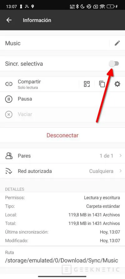 Geeknetic Cómo Sincronizar Archivos entre Dispositivos sin usar la Nube 9