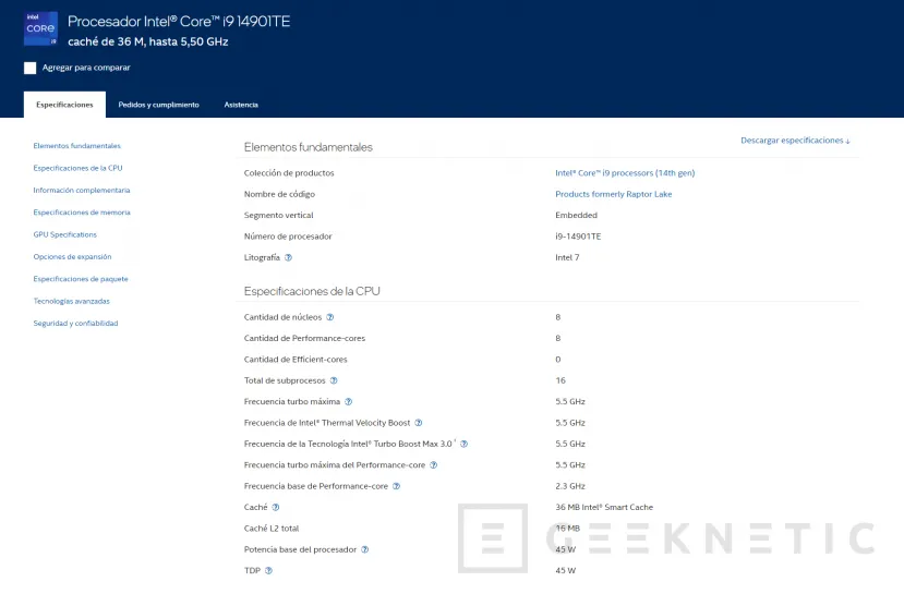 Geeknetic Intel lanza los procesadores E de 14 Gen solo con núcleos de Alto Rendimiento P-Cores 1