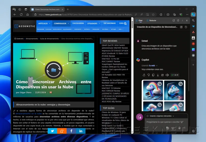 Geeknetic IA de Copilot en Microsoft Edge: cómo usarla y trucos para sacarle partido 13