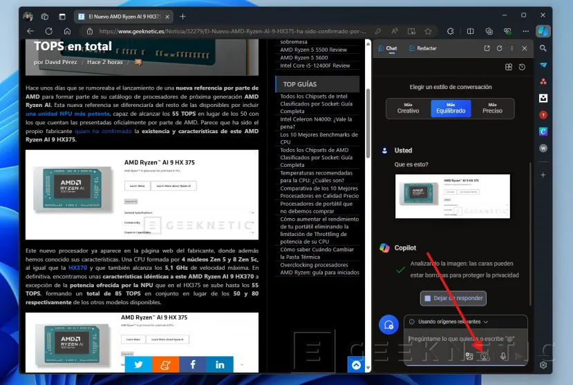 Geeknetic IA de Copilot en Microsoft Edge: cómo usarla y trucos para sacarle partido 6