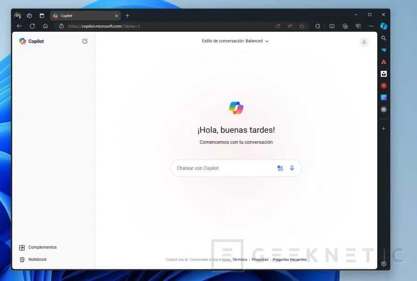 Geeknetic IA de Copilot en Microsoft Edge: cómo usarla y trucos para sacarle partido 4