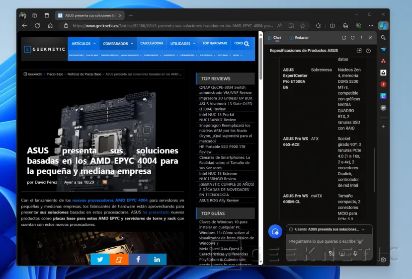 Geeknetic IA de Copilot en Microsoft Edge: cómo usarla y trucos para sacarle partido 10