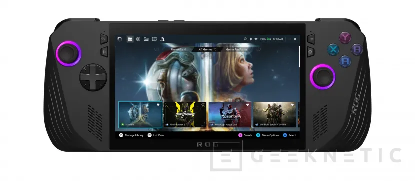 Geeknetic ASUS actualiza el software de las ROG Ally y ROG Ally X ACSE a la versión 1.5 con renovada interfaz y mayor personalización 1