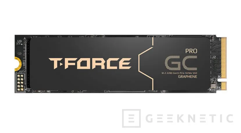 Geeknetic Nuevo SSD T-Force GC PRO con hasta 12500 MB/s y disipador de grafeno incorporado 1