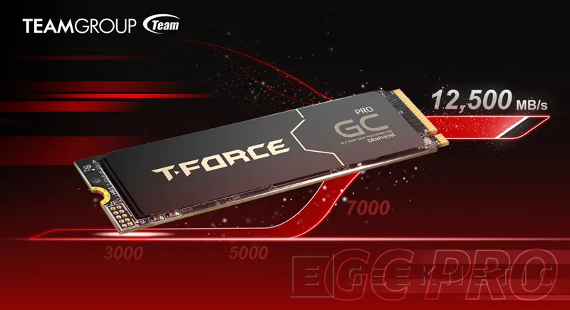 Geeknetic Nuevo SSD T-Force GC PRO con hasta 12500 MB/s y disipador de grafeno incorporado 3