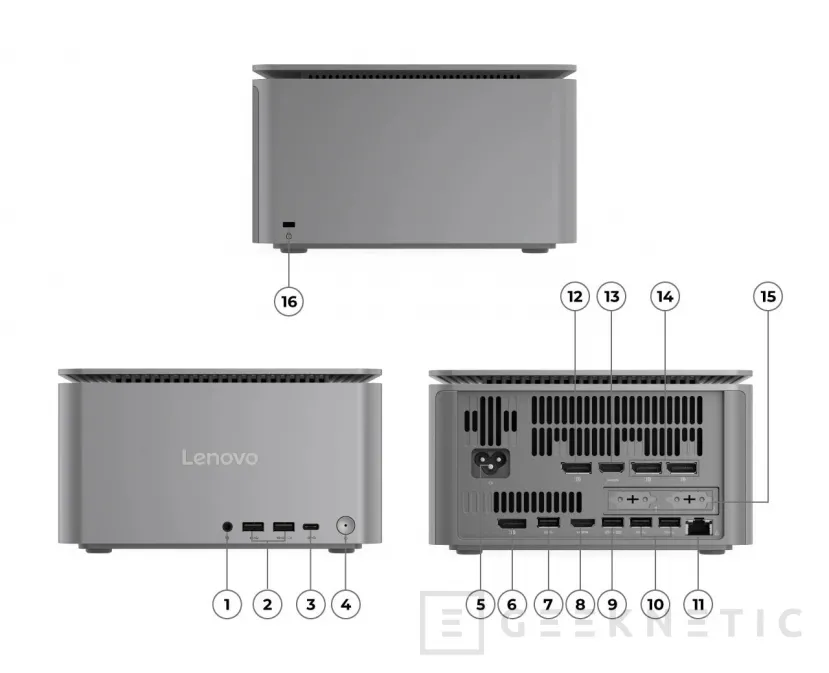 Geeknetic Lenovo presenta el miniPC Yoga Portal con solo 3,5 litros, con un Intel Core i9 y una NVIDIA RTX 4060 de escritorio 3