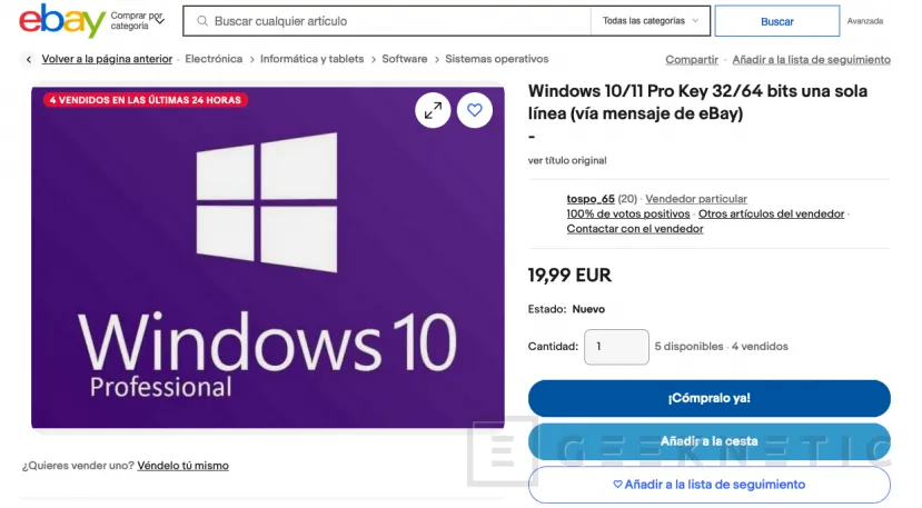 Geeknetic Claves baratas de Windows 11 4