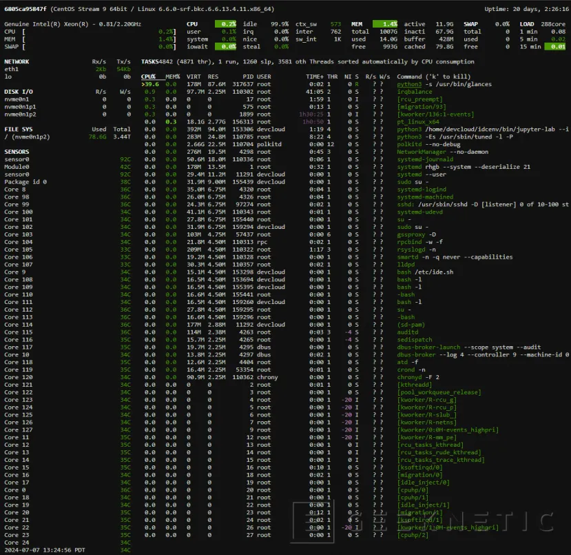 Geeknetic Intel Xeon 6 6780E Preview 10