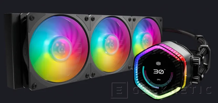 Geeknetic Nueva Refrigeración Líquida AiO Cooler Master MasterLiquid 360 Ion con pantalla IPS 1