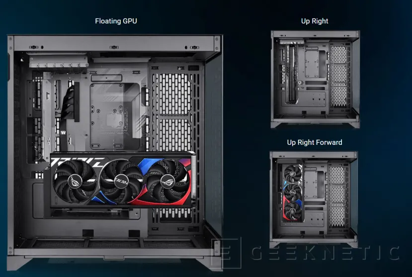 Geeknetic The new Thermaltake CTE E660 MX can place the graphics card in three different positions 3