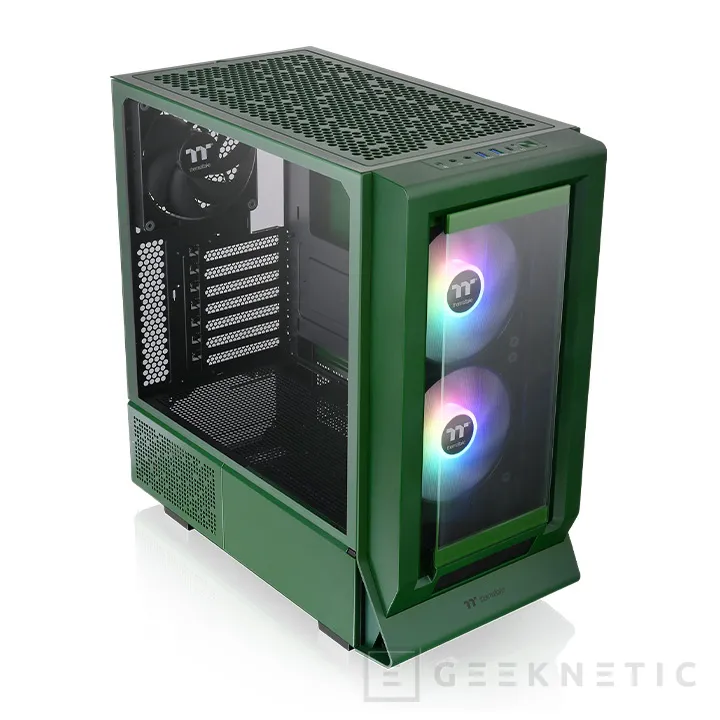 Geeknetic Nueva caja Thermaltake Ceres 350 MX compatible con placas con conectores ocultos 3