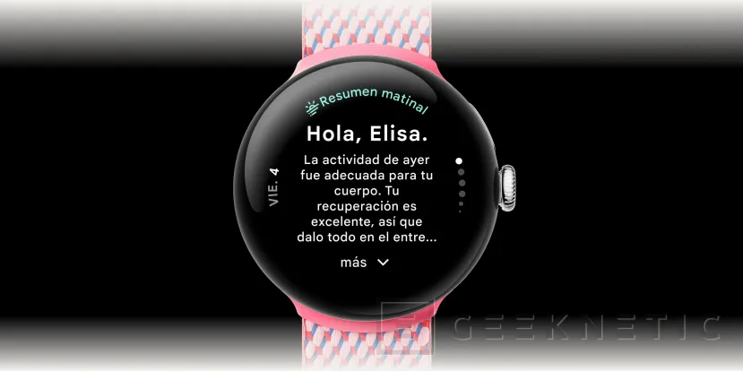 Geeknetic Nuevos Google Watch 3 con tamaños de 41 y 45&quot; y Google Buds Pro 2 con chip Tensor A1 1