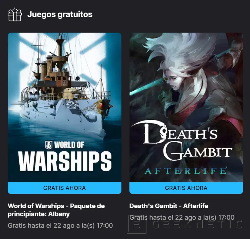 Geeknetic Juega gratis a World of Warship y Death´s Gambit: Afterlife, disponibles Gratis en la Epic Games Store 1