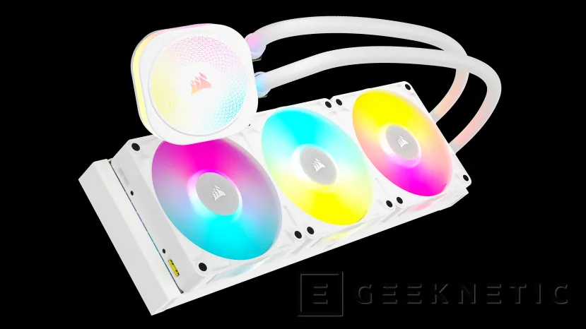 Geeknetic Nueva refrigeración líquida AiO CORSAIR iCUE LINK TITAN RX RGB con bomba mejorada y cabezales intercambiables 2