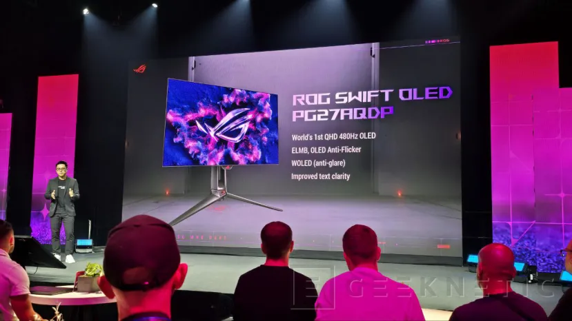 Geeknetic Nuevos monitores ASUS con panel OLED de hasta 480 Hz y resolución 1440p, que incluyen ASUS OLED Care+ 4